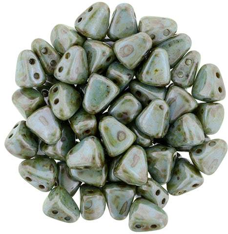 Nib-Bit Beads, Luster Opaque Green, 8 grams For Discount