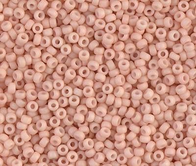 Miyuki 11 Round Seed Bead, 11-2023, Matte Opaque Blush Cheap