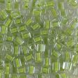 Miyuki 4mm Cube, SB-245, Lime Lined Crystal For Sale