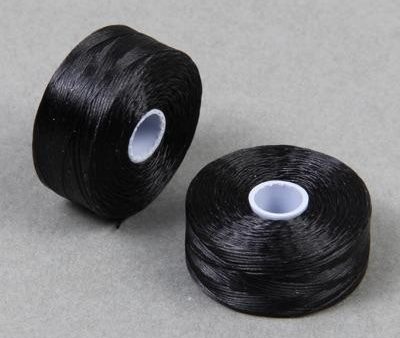 C-Lon Size D Beading Thread - 1 Bobbin - Black For Cheap