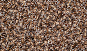 Matubo 11 0 Seed Beads, Crystal Copper-Lined, 8 grams Online now