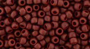 Toho 8 0 Round Japanese Seed Bead, TR8-2609F, Semi-Glazed Marsala on Sale