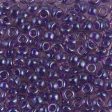 Miyuki 6 Round Seed Bead, 6-1835, Dark Violet Lined Amethyst Supply