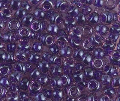 Miyuki 6 Round Seed Bead, 6-1835, Dark Violet Lined Amethyst Supply