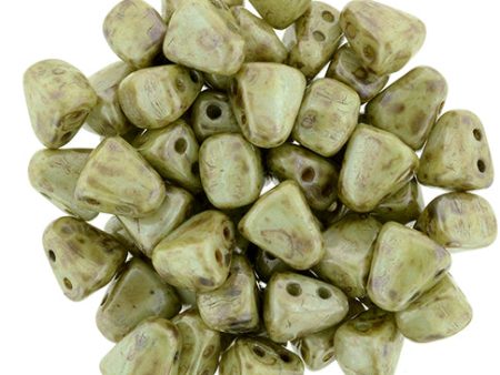 Nib-Bit Beads, Ultra Luster Opaque Green, 8 grams Hot on Sale