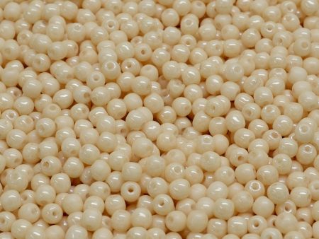 3mm Czech Round Druk Bead, Champagne Alabaster, 50 pieces Online