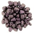 Nib-Bit Beads, Metallic Suede Pink, 8 grams Supply