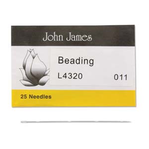 John James Beading Needles #11, 25 pack Online now