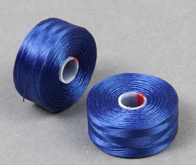 C-Lon Size D Beading Thread - 1 Bobbin - Royal Blue Hot on Sale