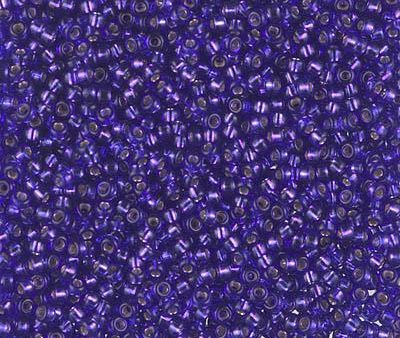 Miyuki 11 Round Seed Bead, 11-1446, Dyed Silver Lined Red Violet Online Sale