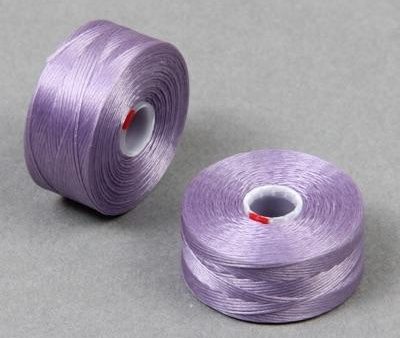 C-Lon Size D Beading Thread - 1 Bobbin - Lavender Hot on Sale