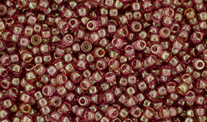 Matubo 11 0 Seed Beads, Luster Transparent Rosaline, 8 grams Online now