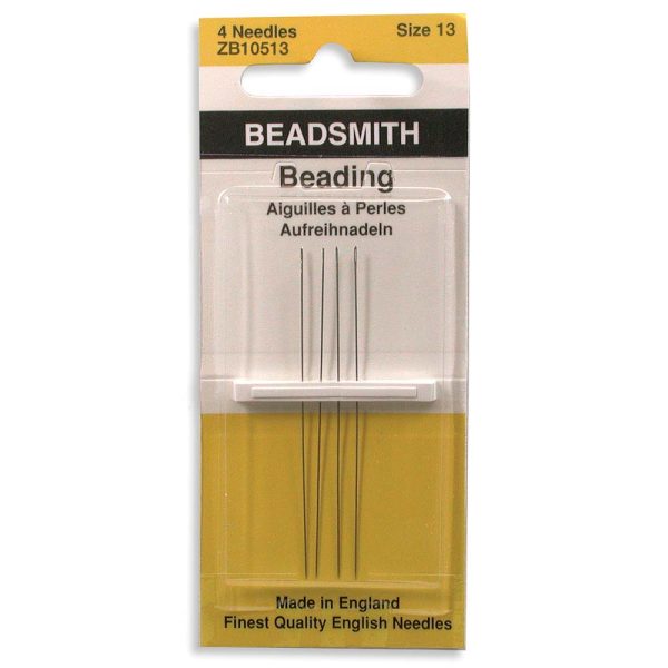 English Beading Needles #13, 4 pack Supply