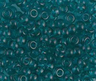 Miyuki 6 Round Seed Bead, 6-2405, Transparent Teal For Sale