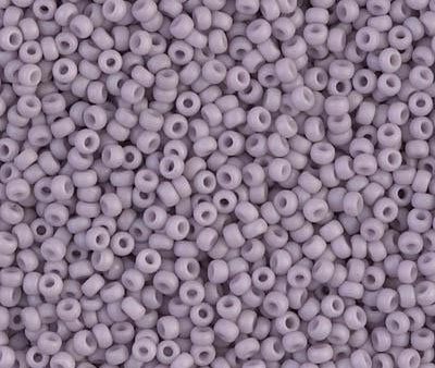 Miyuki 11 Round Seed Bead, 11-2025, Matte Opaque Light Mauve Sale