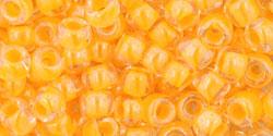 Toho 6 0 Round Japanese Seed Bead, TR6-801, Luminous Neon Tangerine on Sale