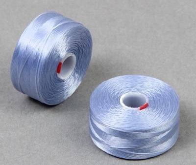 C-Lon Size D Beading Thread - 1 Bobbin - Light Blue For Sale