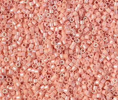 Miyuki Delica Bead 15 0, DBS0207-1, Opaque Tea Rose Luster Supply