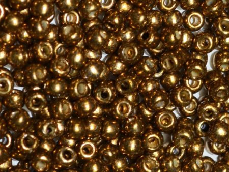 Toho 8 0 Round Japanese Seed Bead, TR8-594PF, Bronze Galv PermaFinish Supply