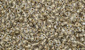 Matubo 11 0 Seed Beads, Crystal Gold-Lined, 8 grams Online