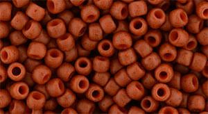 Toho 8 0 Round Japanese Seed Bead, TR8-2611F, Semi-Glazed Orange Sunset Online Hot Sale