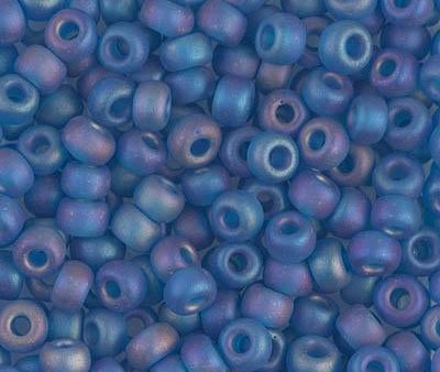 Miyuki 6 Round Seed Bead, 6-149FR, Matte Transparent Capri Blue AB Discount