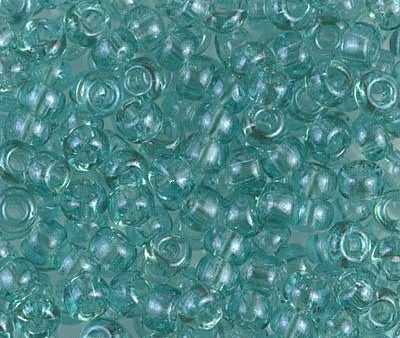 Miyuki 6 Round Seed Bead, 6-2445, Transparent Sea Foam Luster Online Hot Sale