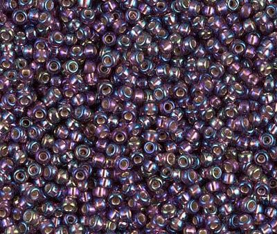 Miyuki 11 Round Seed Bead, 11-1013, Silver Lined Dark Smoky Amethyst AB Cheap