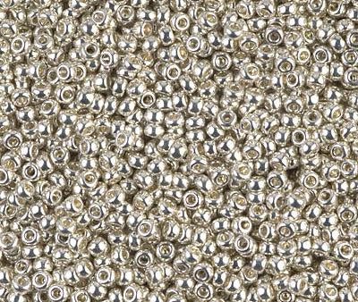 Miyuki 11 Round Seed Bead, 11-1051, Galvanized Silver on Sale