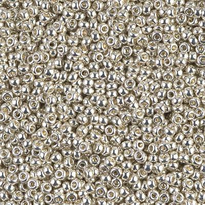 Miyuki 11 Round Seed Bead, 11-1051, Galvanized Silver on Sale