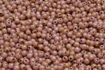 3mm Czech Round Druk Bead, Alabster Rose Gold Topaz Luster, 50 pieces on Sale