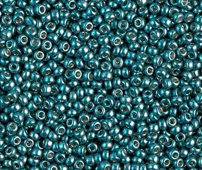 Miyuki 11 Round Seed Bead, 11-4217, Duracoat Galvanized Dark Sea Foam Cheap