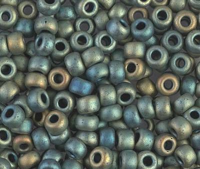 Miyuki 6 Round Seed Bead, #2008, Matte Metallic Patina Iris (was 1256), 10 grams Hot on Sale