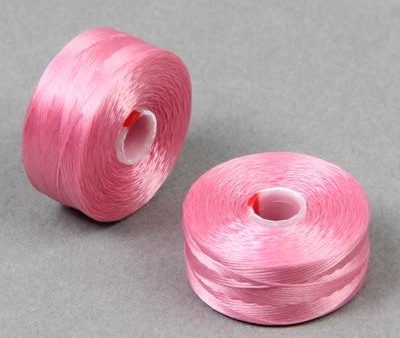 C-Lon Size D Beading Thread - 1 Bobbin - Pink Online Sale