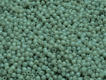 2mm Czech Round Druk Bead, Light Green Alabaster, 100 pieces Online