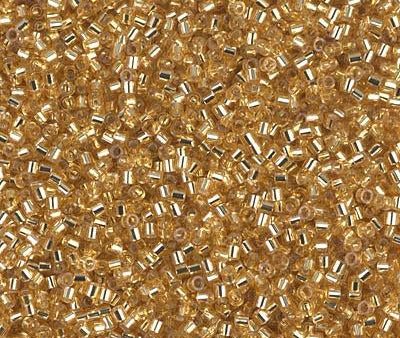 Miyuki Delica Bead 15 0, DBS0042, Silver Lined Gold For Cheap