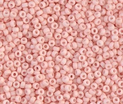 Miyuki 11 Round Seed Bead, 11-2036, Matte Opaque Tea Rose For Discount