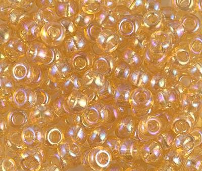 Miyuki 6 Round Seed Bead, 6-251, Transparent Light Topaz AB For Sale