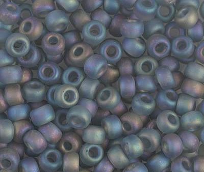 Miyuki 6 Round Seed Bead, 6-152FR, Matte Transparent Gray AB Hot on Sale