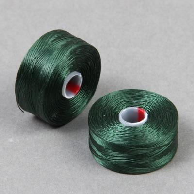 C-Lon Size D Beading Thread - 1 Bobbin - Dark Green Online Sale