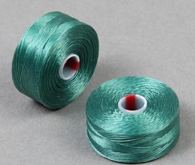 C-Lon Size D Beading Thread - 1 Bobbin - Sea Foam Green Cheap