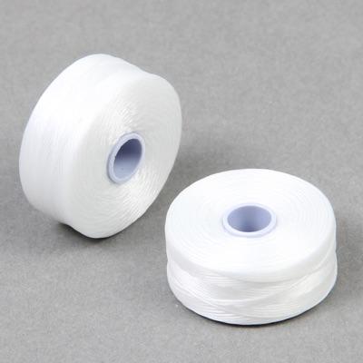 C-Lon Size D Beading Thread - 1 Bobbin - White Online