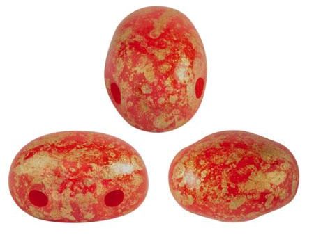 Samos® Par Puca®, SMS-9320-94401, Opaque Coral Red Splash For Sale