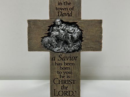 A SAVIOR IS BORN CHR CROSS-6973 For Discount