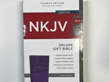 NKJV DEL GIFT BIBLE PURPLE-5262 For Cheap