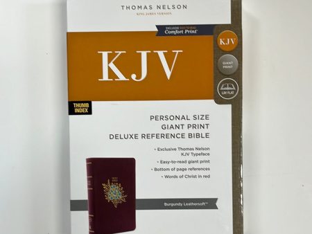 KJV PERS SIZE GP REF BIBLE BURG-5592 Hot on Sale