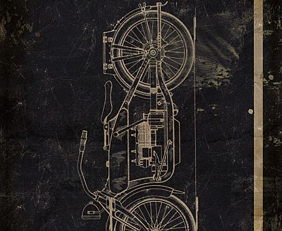 CC137 - Motor Bike Patent I - 12x16 Online