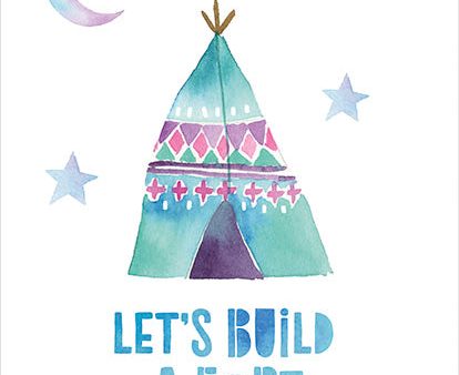 ST285 - Let s  Build a Fort - 12x16 For Discount