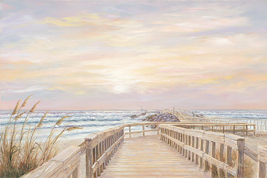 JAN239 - Ponce Inlet Jetty Sunrise - 18x12 Cheap